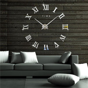 80CM Creative Acrylic Wall Clock Wall Sticker